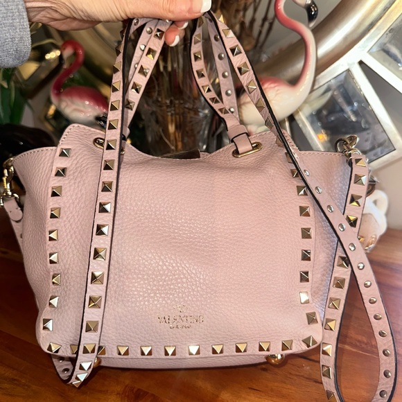 Valentino beige rockstud mini bag PERFECT. - Picture 6 of 8